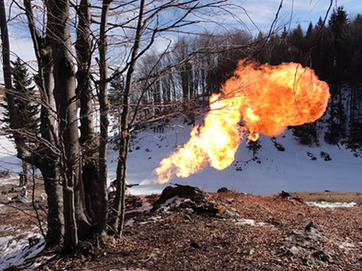 Partisans told us later, it was an frightfull experience to be close to flamethrower