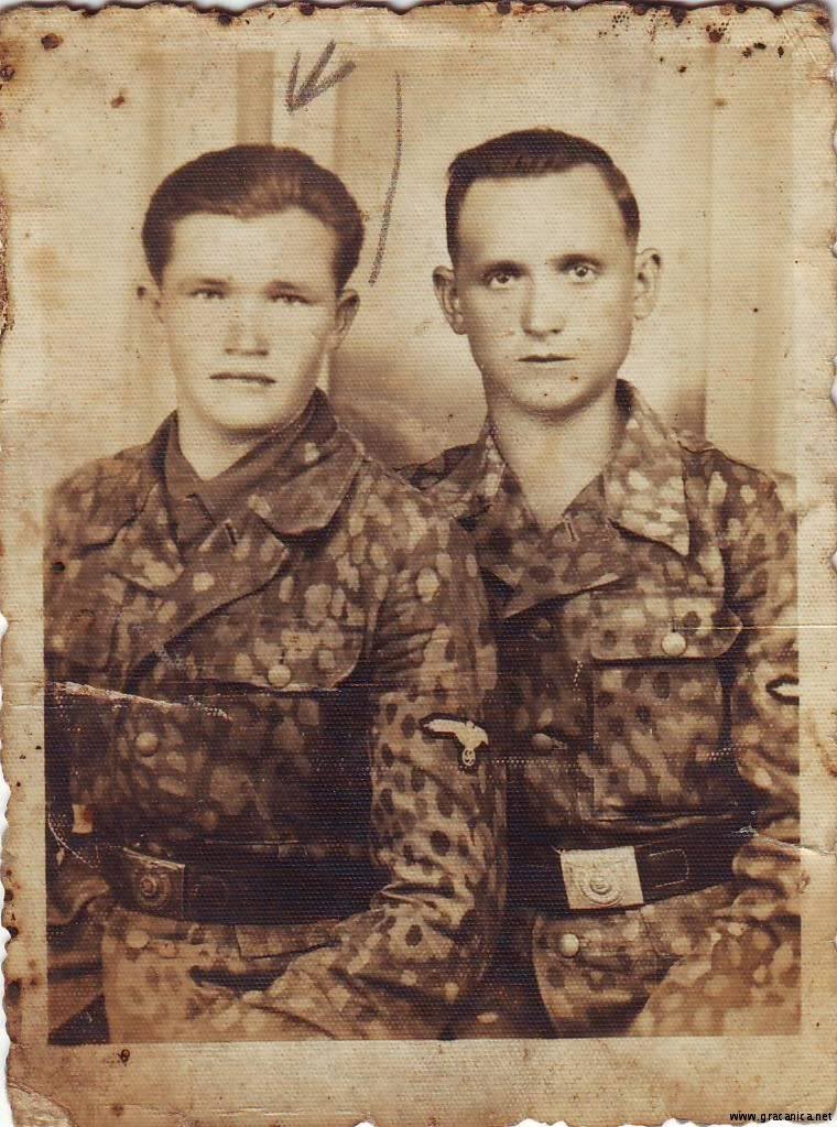 Two brothers from Handschar, probably killed by partisans after the war