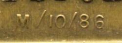 Gestapo Zentralinspektion viereckig Dachau 5018 Kürzel = FAKE [The Symbol / Das Kürzel &quot;M/10&quot; for the Reichszeugmeisterei / Toolmakers within the Reich]