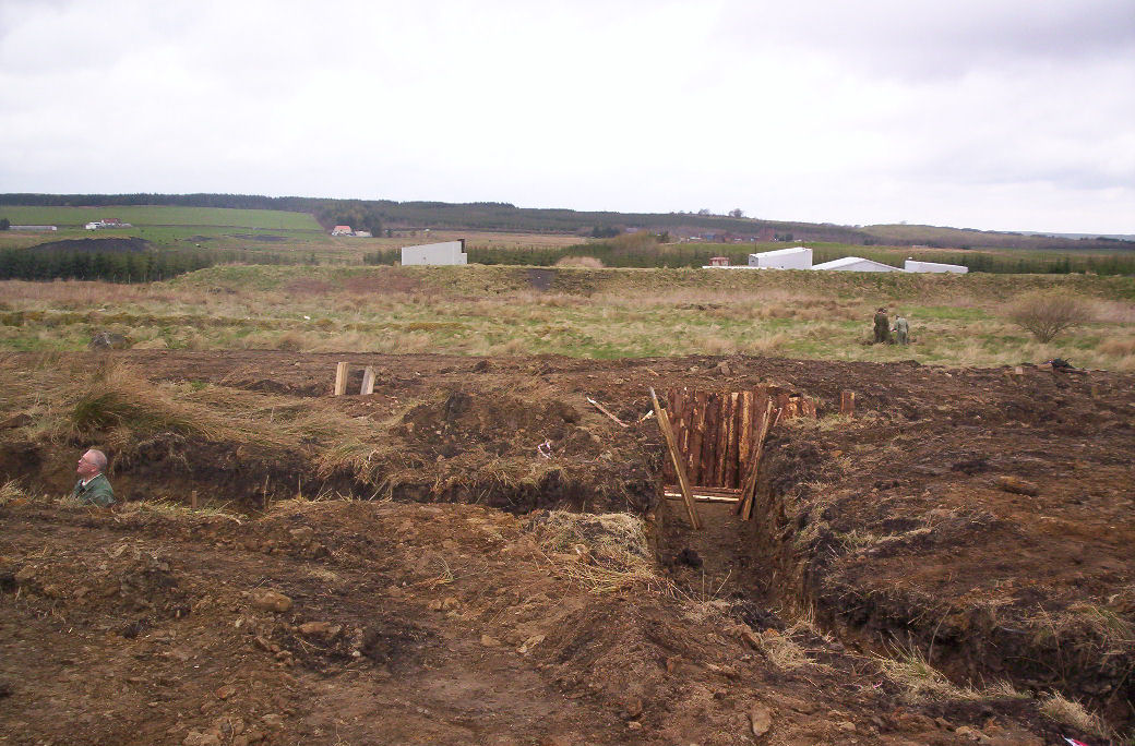 Getting the wood to the trench